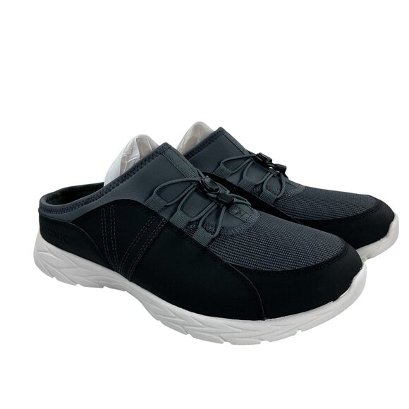 VIONIC ZURI Walking Mules Slip-On Athletic Comfort Shoes Womens 9.5 WIDE Blue - Picture 1 of 8
